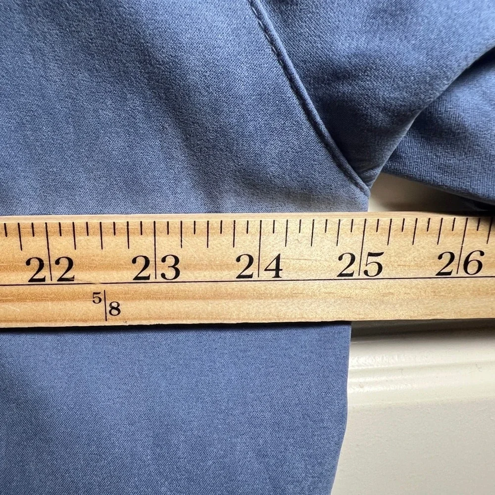 London‎ Fog Faux Suede Trench Coat Jacket in Baby Blue and Grey, Women's Size XL